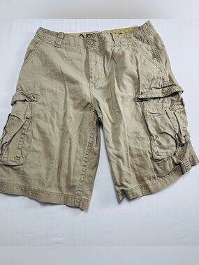 Men's Khaki Cargo Shorts